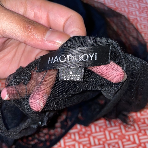 Black sexy sheer/lace bodysuit - Picture 8 of 8